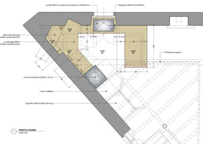 Casa in Borgo Po - Progetto cucina