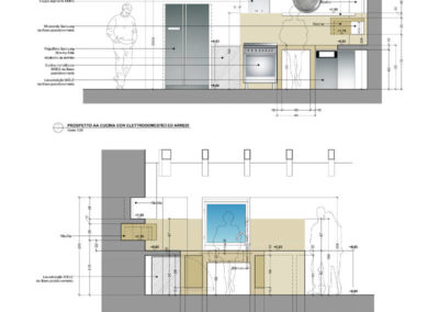 Casa in Borgo Po - Progetto cucina