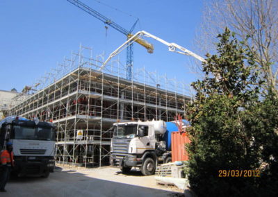 Palazzina Uffici One Martini - Strutture in elevazione