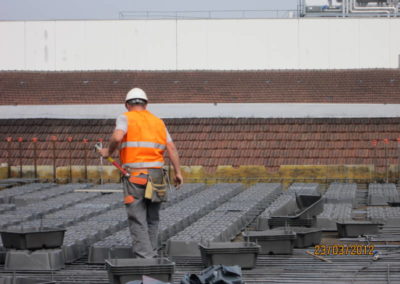 Palazzina Uffici One Martini - Solai: posa casseri U-Boot Daliform
