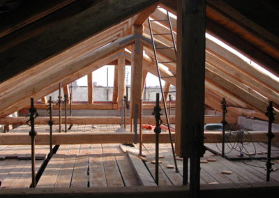 Villa Giovine - Nuovi tetti in legno