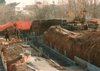 Casa unifamiliare a Borgosesia VC - Cantiere