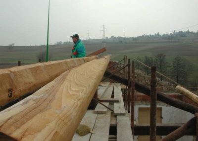 Cascina a Pino T.se - Recupero capriate