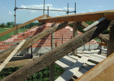 Cascina a Pino T.se - Recupero capriate