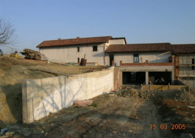 Cascina a Pino T.se - Cantiere