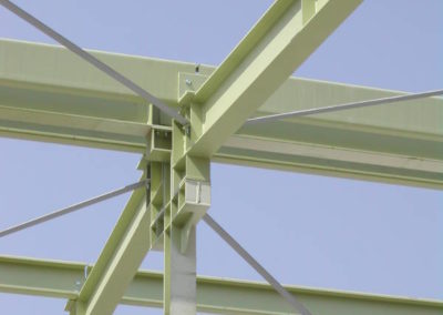 Supermercato GS di Lonate Pozzolo VA - Dettaglio carpenteria