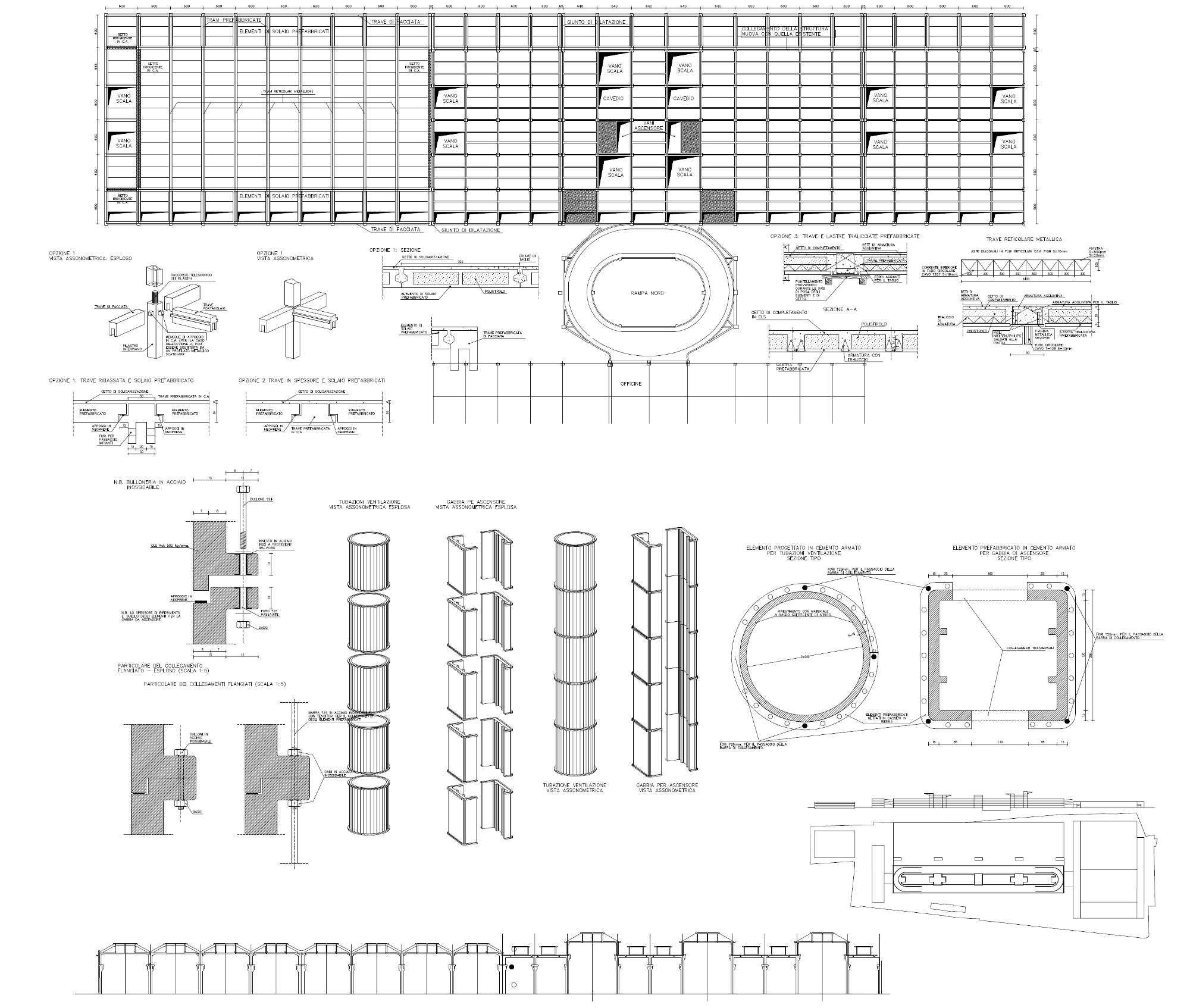 Lingotto - Progetto di massima strutturale